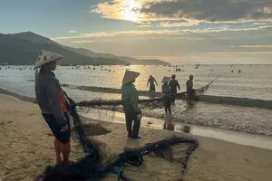 Greeting dawn at Man Thai Fishing Village