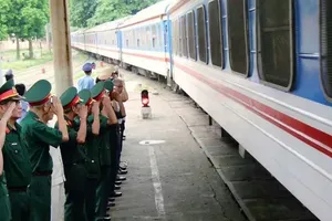Trains carrying the remains of fallen soldiers back to their homeland.