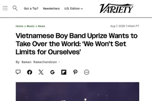 Variety features Uprize in a profile, labeling them "Vietnam's first idol group built on a standardized K-Pop model."