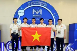 Vietnamese team participating in the International Olympiad in Informatics (IOI 2026) (Photo: Ministry of Education and Training