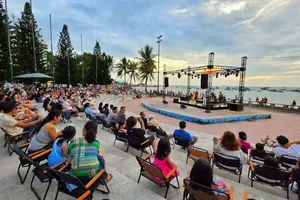 A seaside music event in Vung Tau Ward, Ho Chi Minh City (Photo: SGGP)