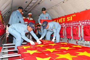 Special flight carries 7,104 martyrs’ remains samples for identification