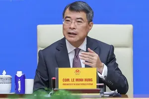 PM Le Minh Hung notes with pleasure that Vietnam-China ties have advanced steadily in recent years. (Photo: SGGP)