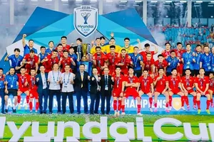 The Vietnamese national football team have been crowned Southeast Asian champions this year. (Photo: SGGP)