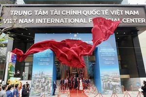 Vietnam’s International Financial Center in Ho Chi Minh City on its opening day (Photo: SGGP)