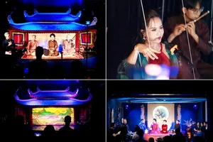 A new experience with Xam singing (a popular folk music genre), Water Puppetry and Ca Tru in Hanoi