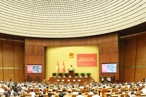 A view of the nationwide conference held on September 3 to study, disseminate and implement a number of resolutions and directives of the Political Bureau (Photo: VNA)