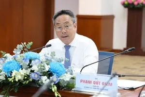 Director of the Ho Chi Minh City Department of Foreign Affairs, Pham Dut Diem, speaks at the event. (Photo: SGGP)