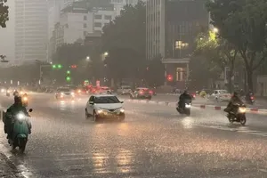 Many parts of southern Vietnam are forecast to see rain this afternoon and evening. (Photo: National Center for Hydro-Meteorological Forecasting)