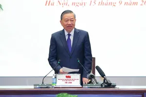 General Secretary of the Communist Party of Vietnam Central Committee and President To Lam speaks at the meeting with the 7th-term Executive Committee of the Vietnam Union of Friendship Organisations (VUFO) on September 15. (Photo: SGGP)