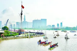 The first Ho Chi Minh City River Festival in 2023 (Photo: SGGP)