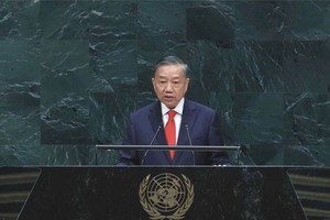 General Secretary of the Communist Party of Vietnam Central Committee and President To Lam addresses the high-level general debate of the 81st session of the United Nations General Assembly (UNGA 81) at the UN headquarters in New York on September 22, 2026. (Photo: VNA)