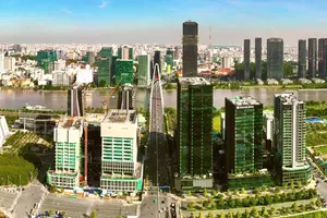 Thu Thiem New Urban Area in An Khanh Ward, Ho Chi Minh City (Photo: SGGP)