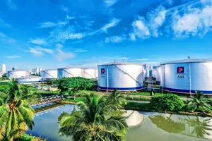 Nha Be petroleum depot in Ho Chi Minh City.