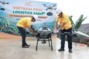 Vietnam Post deploys UAVs to support the transport of agricultural goods in Dien Bien Province.