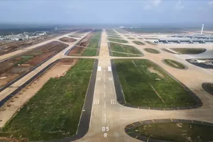 The runway at Long Thanh International Airport. (Photo: ACV)