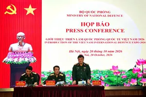 At the press conference (Photo: SGGP)