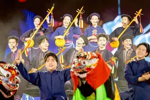 A performance at the "Anh trai vuot ngan chong gai" (literally, Bros Overcome Thousands of Thorny Hurdles) 2026