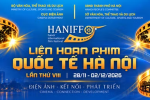 Official poster of the 8th Hanoi International Film Festival (Photo: haniff.vn)