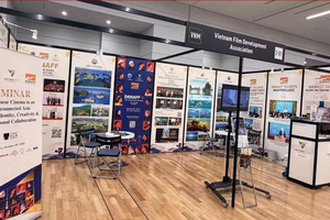The Vietnam Film Pavilion at the Tokyo International Film Festival Content Market (TIFFCOM) (Photo: VFDA)