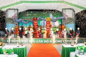 Lễ động thổ khu căn hộ K-Home Cityview được diễn ra sáng ngày 23-9-2025