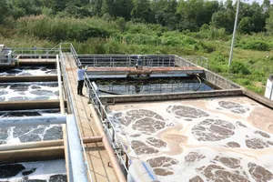 Khu xử lý nước thải tập trung tại KCN Hải Sơn, huyện Đức Hòa, tỉnh Long An