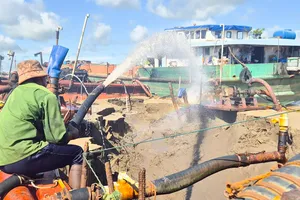 Khu B1 tỉnh Sóc Trăng có trữ lượng là 145 triệu m3 cát biển có thể làm vật liệu xây dựng, san lấp