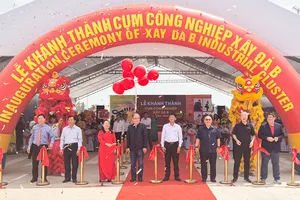 Khánh thành Cụm công nghiệp Xây Đá B tại huyện Châu Thành, tỉnh Sóc Trăng