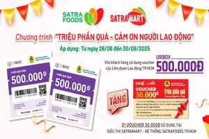 Chương trình khuyến mãi tại hệ thống siêu thị SatraFoods và Satramart