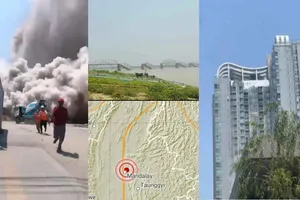 Động đất 7,7 độ richter ở Myanmar, dư chấn sang nhiều nước lân cận