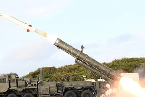 Thử nghiệm tên lửa tại Nhật Bản. Ảnh: JAPAN TIMES