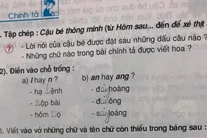 Làm bài tập ngay trên sách giáo khoa