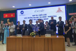 Lễ ký kết hợp tác giữa Trường Đại học Tài chính Marketing và Trường Cao đẳng Quản trị khách sạn quốc tế Imperial
