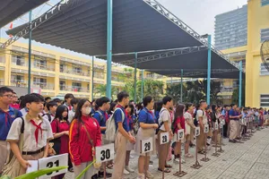 Học sinh tham gia kỳ khảo sát năng lực vào lớp 6 các trường THCS trên địa bàn TP Thủ Đức năm học 2024-2025