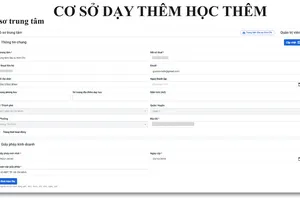 TPHCM: Triển khai cổng thông tin quản lý về dạy thêm, học thêm