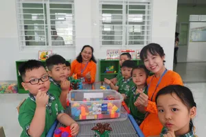 Quận 3 khánh thành Trường Mầm non 12, công trình chào mừng 50 năm Giải phóng miền Nam, thống nhất đất nước