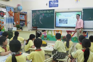 Một giờ học của học sinh Trường Tiểu học Trương Quyền (phường Nhiêu Lộc, TPHCM) trong năm học 2024-2025