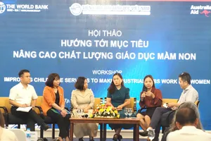 Đại diện các địa phương chia sẻ kinh nghiệm hỗ trợ các cơ sở giáo dục mầm non ngoài công lập