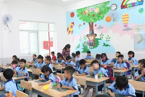 Học sinh Trường Tiểu học Đinh Công Tráng (phường An Lạc, TPHCM) trong một giờ học. Ảnh minh họa
