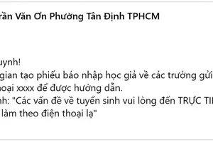 Cảnh báo chiêu lừa đảo mới về nộp hồ sơ tuyển sinh đầu cấp