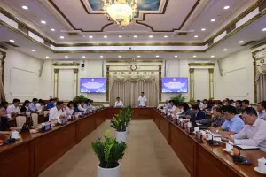 Đoàn khảo sát của Ủy ban Văn hóa và xã hội của Quốc hội làm việc với UBND TPHCM về Đề án "Đưa tiếng Anh thành ngôn ngữ thứ hai trong trường học giai đoạn 2025-2035, tầm nhìn đến năm 2045"