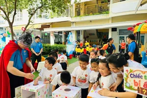 Học sinh Trường Mầm non Bến Thành (phường Bến Thành) tham gia hoạt động trong năm học 2025-2026. Ảnh minh họa.
