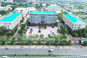 Trụ sở Công an tỉnh Bà Rịa - Vũng Tàu (trước đây) được cải tạo, chuyển đổi công năng thành Trường Tiểu học - THCS - THPT nội trú Văn hóa CAND V. Ảnh: QUANG VŨ