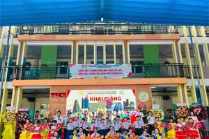 Học sinh Trường Tiểu học Bình Trưng Đông (phường Bình Trưng) trong lễ khai giảng năm học 2026-2027