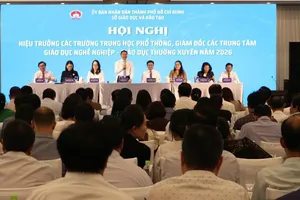 Hội nghị Hiệu trưởng các trường THPT, Giám đốc các trung tâm GDNN - GDTX năm 2026 do Sở GD-ĐT TPHCM tổ chức trong hai ngày 10 và 11-10