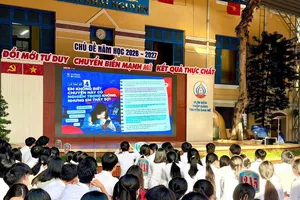 Học sinh Trường THPT Trần Khai Nguyên tham dự lễ phát động Chiến dịch "Không một mình 2026 - Kết nối không tổn thương"