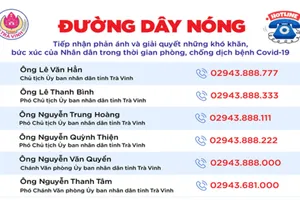 Trà Vinh tiếp nhận phản ánh qua đường dây nóng trong thời gian phòng chống dịch