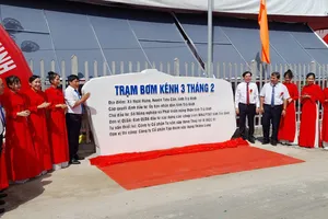 Trà Vinh: Khánh thành trạm bơm Kênh 3 tháng 2 hơn 244 tỷ đồng