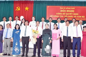 Ban Thường vụ Tỉnh ủy Đồng Tháp quyết định thành lập 4 Đảng bộ trực thuộc Tỉnh ủy