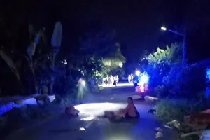 Hiện trường vụ án mạng. Ảnh: NDCC